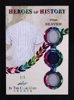 Tom Seaver 2025 Leaf ITG Used Sports Heroes Of History Triple Relic Rainbow Crystal #HH86 #2/5 at PristineAuction.com