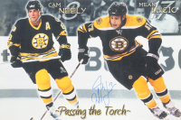 Milan Lucic Signed Bruins 12x18 Photo (YSMS) at PristineAuction.com