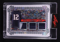 Tom Brady 2021 Leaf Art of Sport Paint By Numbers Memorabilia Silver #PBN-36 #2/2 at PristineAuction.com