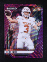 Quinn Ewers 2025 Panini Prizm Draft Picks Prizms Purple Wave #126 RC at PristineAuction.com