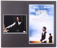 Brad Pitt Signed "The Assassination of Jesse James by the Coward Robert Ford" Custom Matted Photo Display (JSA) at PristineAuction.com