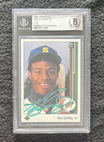 Ken Griffey Jr. Signed 1989 Upper Deck #1 RC (BGS) at PristineAuction.com