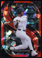 Braden Montgomery 2025 Select Red Ice Prizms #125 RC #046/199 at PristineAuction.com