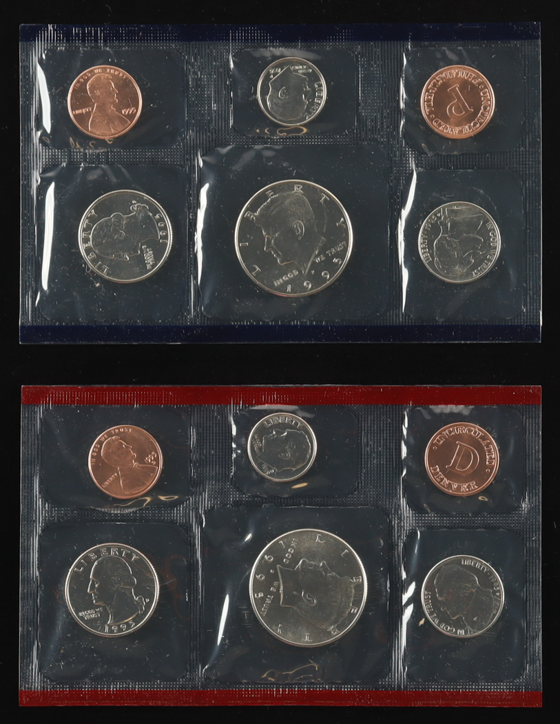 1990 Uncirculated United States Mint (12) Coin Set at PristineAuction.com 1990 Uncirculated United States Mint (12) Coin Set at PristineAuction.com