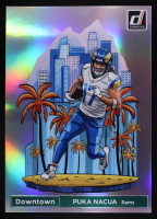 Puka Nacua 2024 Panini Donruss Football Oversized Downtown Jumbo #20 at PristineAuction.com