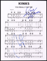 Ray Davies & Dave Davies Signed Kinks "You Really Got Me" Sheet Music (JSA) at PristineAuction.com