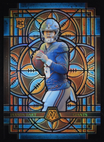 Jaxson Dart 2025 Panini Mosaic Stained Glass Jumbo #19 RC at PristineAuction.com