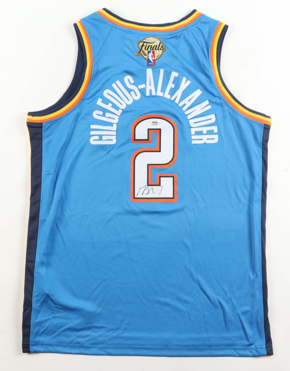 Shai Gilgeous-Alexander Signed Thunder Nike Authentic Jersey (PSA) at PristineAuction.com Shai Gilgeous-Alexander Signed Thunder Nike Authentic Jersey (PSA) at PristineAuction.com
