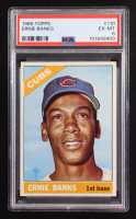 Ernie Banks 1966 Topps #110 (PSA 6) at PristineAuction.com