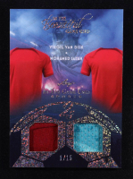 Virgil van Dijk / Mohamed Salah 2025 Leaf ITG Used Sports In The Beautiful Game Used Relics Silver Sparkle #B212 #1/15 at PristineAuction.com