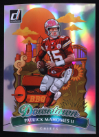 Patrick Mahomes 2025 Donruss Downtown! Jumbo #8 at PristineAuction.com
