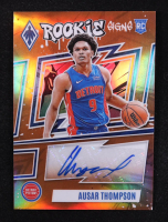 Ausar Thompson 2023-24 Panini Phoenix Rookie Signs Orange Autograph #1 #16/49 RC at PristineAuction.com