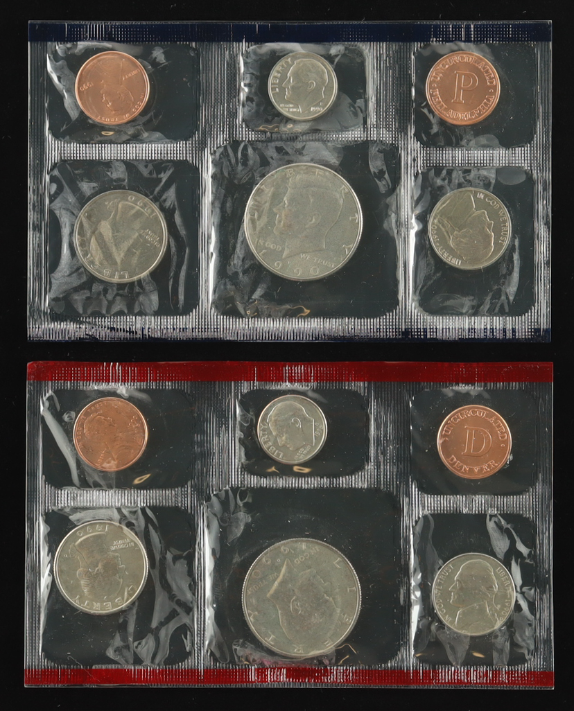 1995 Uncirculated United States Mint Souvenir (12) Coin Set at PristineAuction.com 1995 Uncirculated United States Mint Souvenir (12) Coin Set at PristineAuction.com