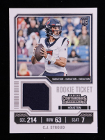 CJ Stroud 2023 Panini Contenders Rookie Ticket Swatches Variations #42 RC at PristineAuction.com