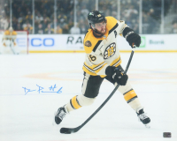 David Pastrnak Signed Bruins 16x20 Photo (YSMS) at PristineAuction.com