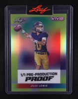 Juju Lewis 2024 Leaf Vivid Pre-Production Proof #1/1 at PristineAuction.com