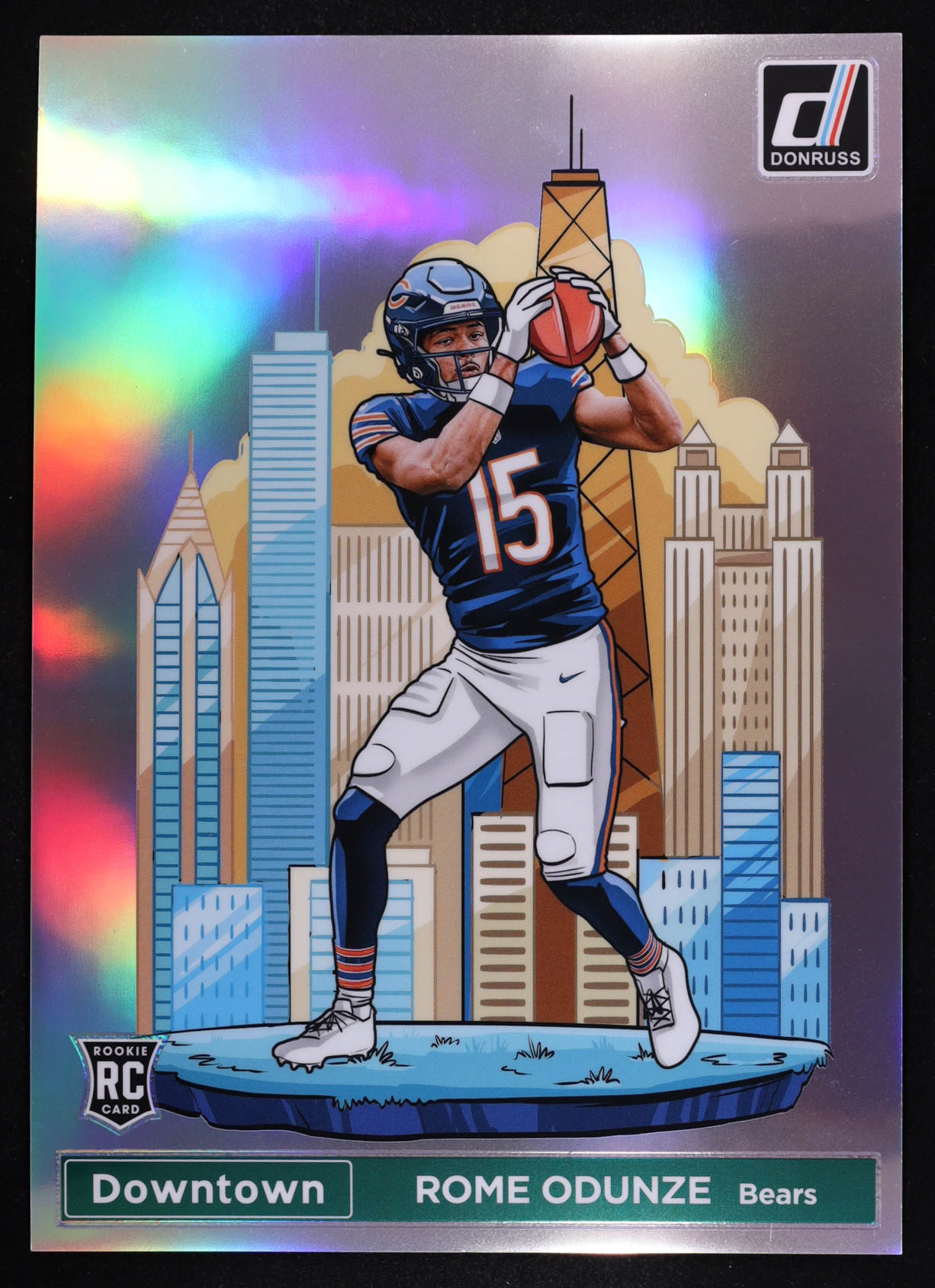Rome Odunze 2024 Donruss Downtown! Jumbo #15 RC at PristineAuction.com Rome Odunze 2024 Donruss Downtown! Jumbo #15 RC at PristineAuction.com