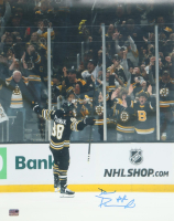 David Pastrnak Signed Bruins 16x20 Photo (YSMS) at PristineAuction.com