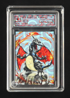 Pokemon "Shiny Bright Like A Diamond" The Case Hitmen #376 Hypno 1/1 Custom Trading Card - Signed by the Artist at PristineAuction.com