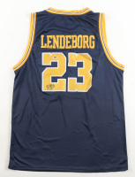 Yaxel Lendeborg Signed Wolverines Jordan Authentic Jersey (PSA) at PristineAuction.com