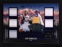 2025 Leaf ITG Used Sports Sports Town Holo Blue #ST4 #18/35 Magic Johnson / Mike Piazza / Howie Long / Kobe Bryant / Fernando Valenzuela / Jim Plunkett at PristineAuction.com