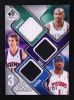 Stephon Marbury / Steve Nash / Allen Iverson 2009-10 Upper Deck SP Game Used Editions 3 Star Swatches #35-NIM #114/199 at PristineAuction.com
