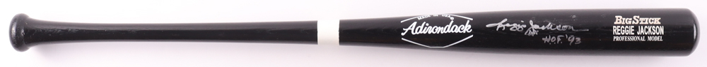 Reggie Jackson Signed Adirondack Player Model Baseball Bat Inscribed "H.O.F. '93" (MLB & Fanatics) at PristineAuction.com Reggie Jackson Signed Adirondack Player Model Baseball Bat Inscribed "H.O.F. '93" (MLB & Fanatics) at PristineAuction.com
