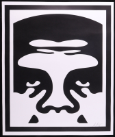 Shepard Fairey - "Obey" Andre the Giant - Signed 25x30 Lithograph (PA) at PristineAuction.com
