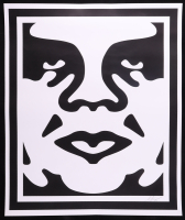 Shepard Fairey - "Obey" Andre the Giant - Signed 25x30 Lithograph (PA) at PristineAuction.com