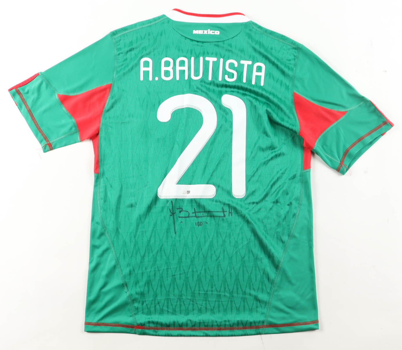 Adolfo Bautista Signed Mexico Adidas Authentic Jersey (JSA) at PristineAuction.com Adolfo Bautista Signed Mexico Adidas Authentic Jersey (JSA) at PristineAuction.com