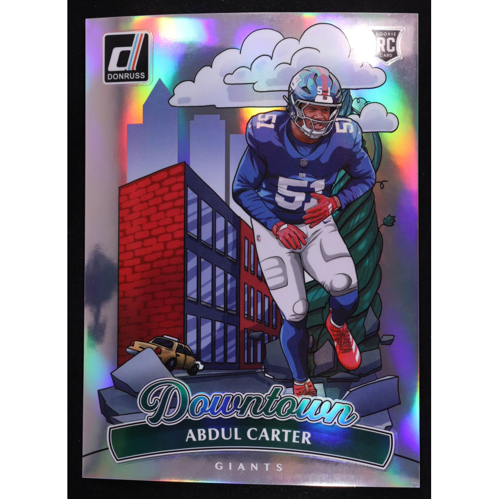 Abdul Carter 2025 Donruss Downtown! Oversize #20 RC at PristineAuction.com