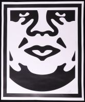 Shepard Fairey - "Obey" Andre the Giant - Signed 25x30 Lithograph (PA) at PristineAuction.com