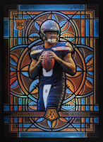 Jalen Milroe 2025 Panini Mosaic Stained Glass Oversized #23 RC at PristineAuction.com