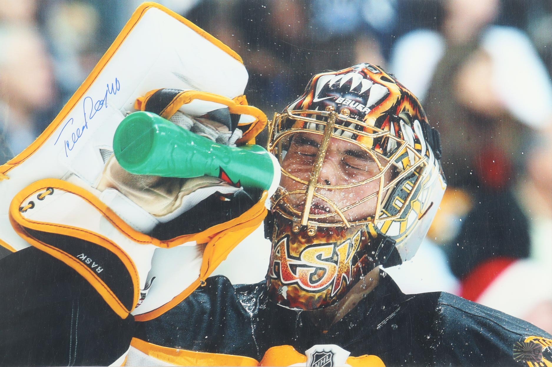 Tuukka Rask Signed Bruins 12x18 Photo (Rask) at PristineAuction.com Tuukka Rask Signed Bruins 12x18 Photo (Rask) at PristineAuction.com