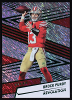 Brock Purdy 2025 Panini Revolution Green Storm #150 #678/699 at PristineAuction.com