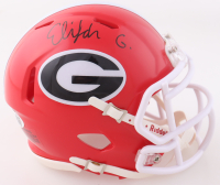 Elijah Griffin Signed Georgia Bulldogs Speed Mini Helmet (JSA) at PristineAuction.com