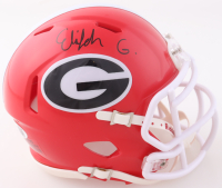 Elijah Griffin Signed Georgia Bulldogs Speed Mini Helmet (JSA) at PristineAuction.com