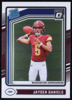 Jayden Daniels 2024 Donruss Optic #248 RR RC at PristineAuction.com