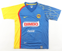 Reinaldo Navia & Salvador Cabanas Signed Club America Nike Authentic Jersey (JSA) at PristineAuction.com