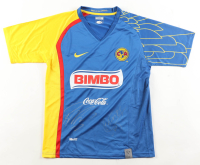 Reinaldo Navia & Salvador Cabanas Signed Club America Nike Authentic Jersey (JSA) at PristineAuction.com