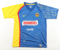 Reinaldo Navia & Salvador Cabanas Signed Club America Nike Authentic Jersey (JSA) at PristineAuction.com