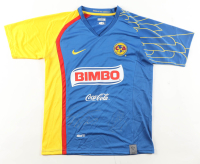 Reinaldo Navia & Salvador Cabanas Signed Club America Nike Authentic Jersey (JSA) at PristineAuction.com