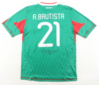Adolfo Bautista Signed Mexico Adidas Authentic Jersey (JSA) at PristineAuction.com