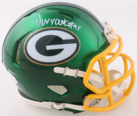 Devonte Wyatt Signed Packers Flash Alternate Speed Mini Helmet (JSA) at PristineAuction.com