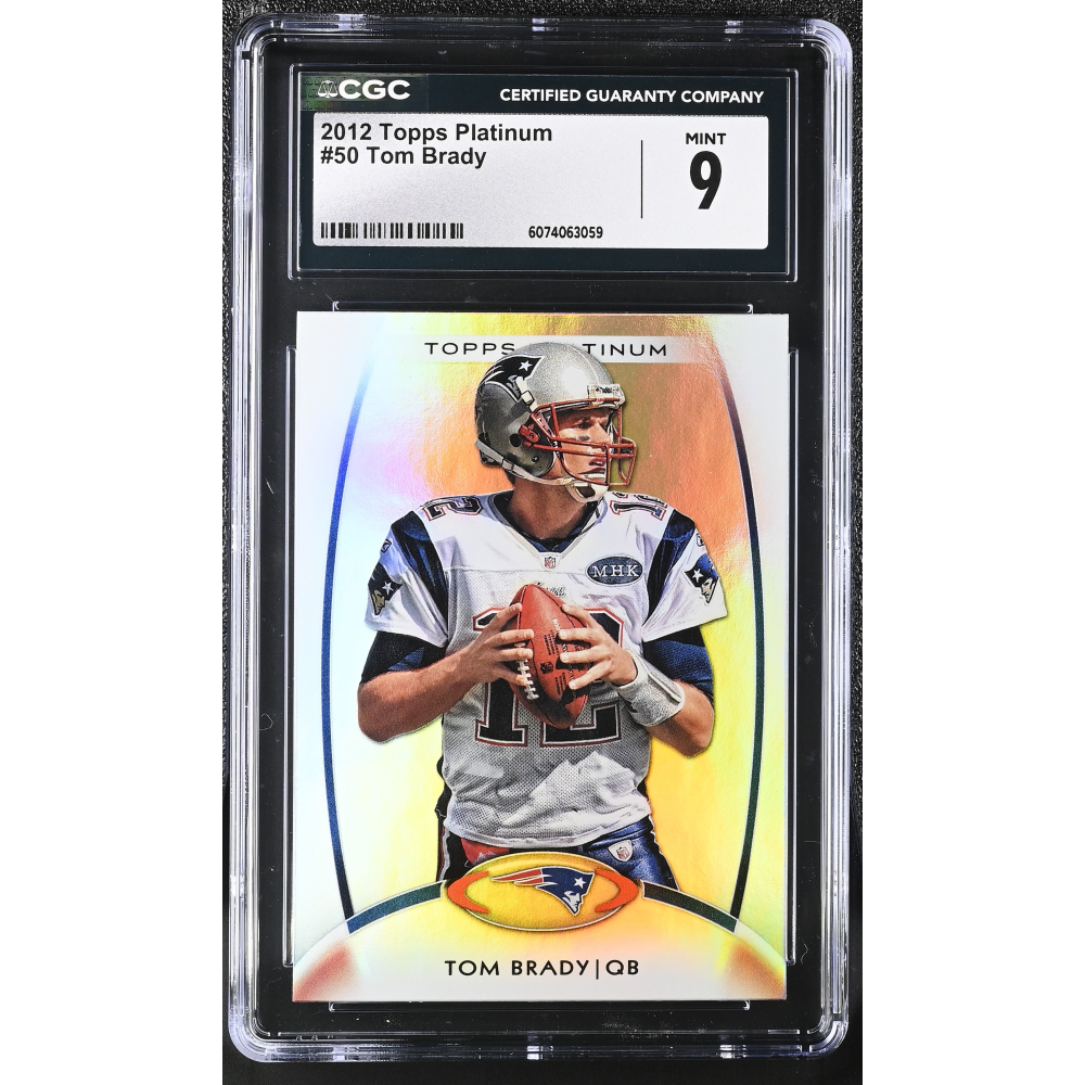 Tom Brady 2012 Topps Platinum #50 (CGC 9) at PristineAuction.com