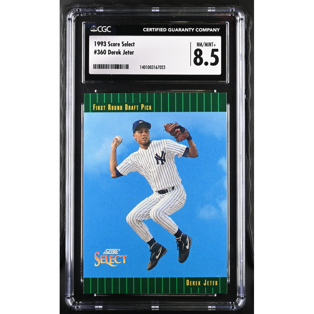 Derek Jeter 1993 Score Select #360 RC (CGC 8.5) at PristineAuction.com