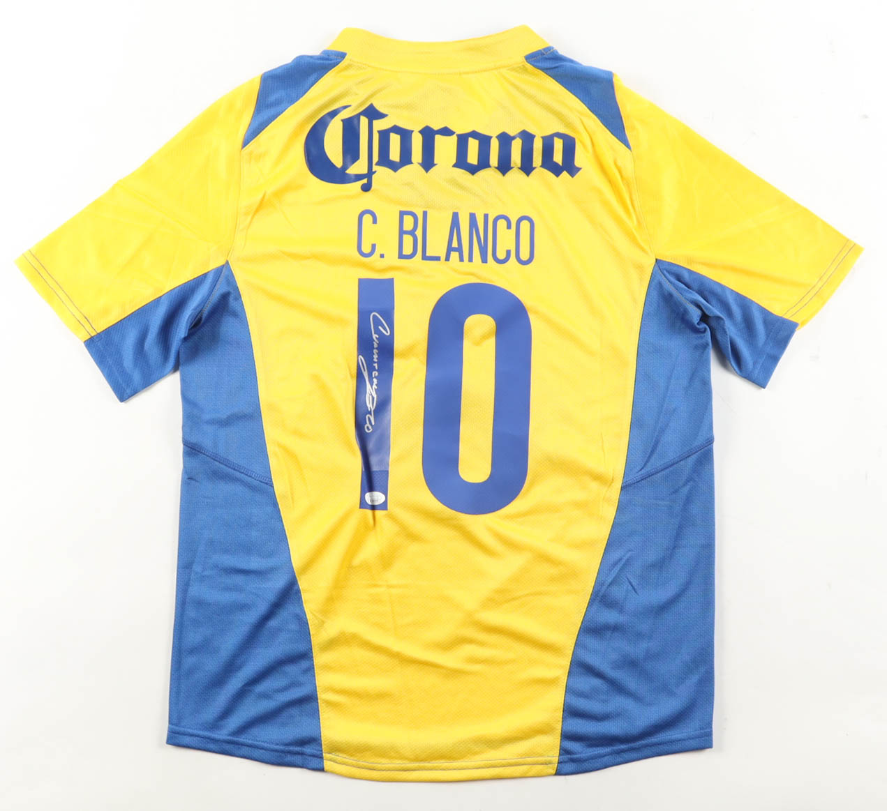 Cuauhtemoc Blanco Signed Club América Nike Authentic Jersey (JSA) at PristineAuction.com Cuauhtemoc Blanco Signed Club América Nike Authentic Jersey (JSA) at PristineAuction.com