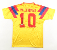 Carlos Valderrama Signed Colombia Adidas Authentic Jersey (JSA) at PristineAuction.com