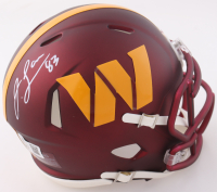 Jaylin Lane Signed Commanders Speed Mini Helmet (Beckett) at PristineAuction.com