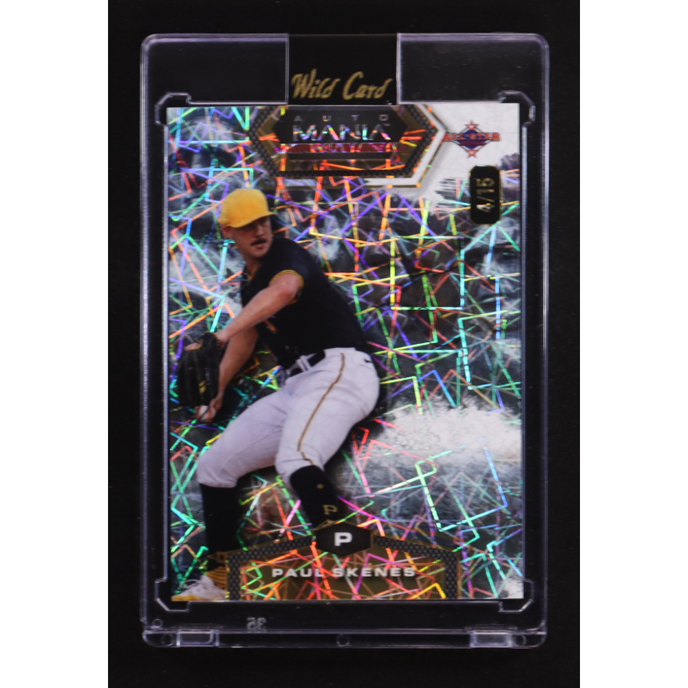 Paul Skenes 2024 Wild Card Automania American Baseball AS #AMAH-PS3 RC #4/15 at PristineAuction.com